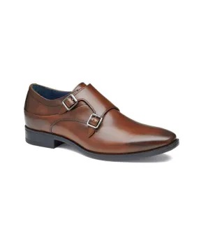 Johnston & Murphy Gibbons Oxfords Men's  Brown Leather Dress Shoes VER608 Edge Look Endless Style
