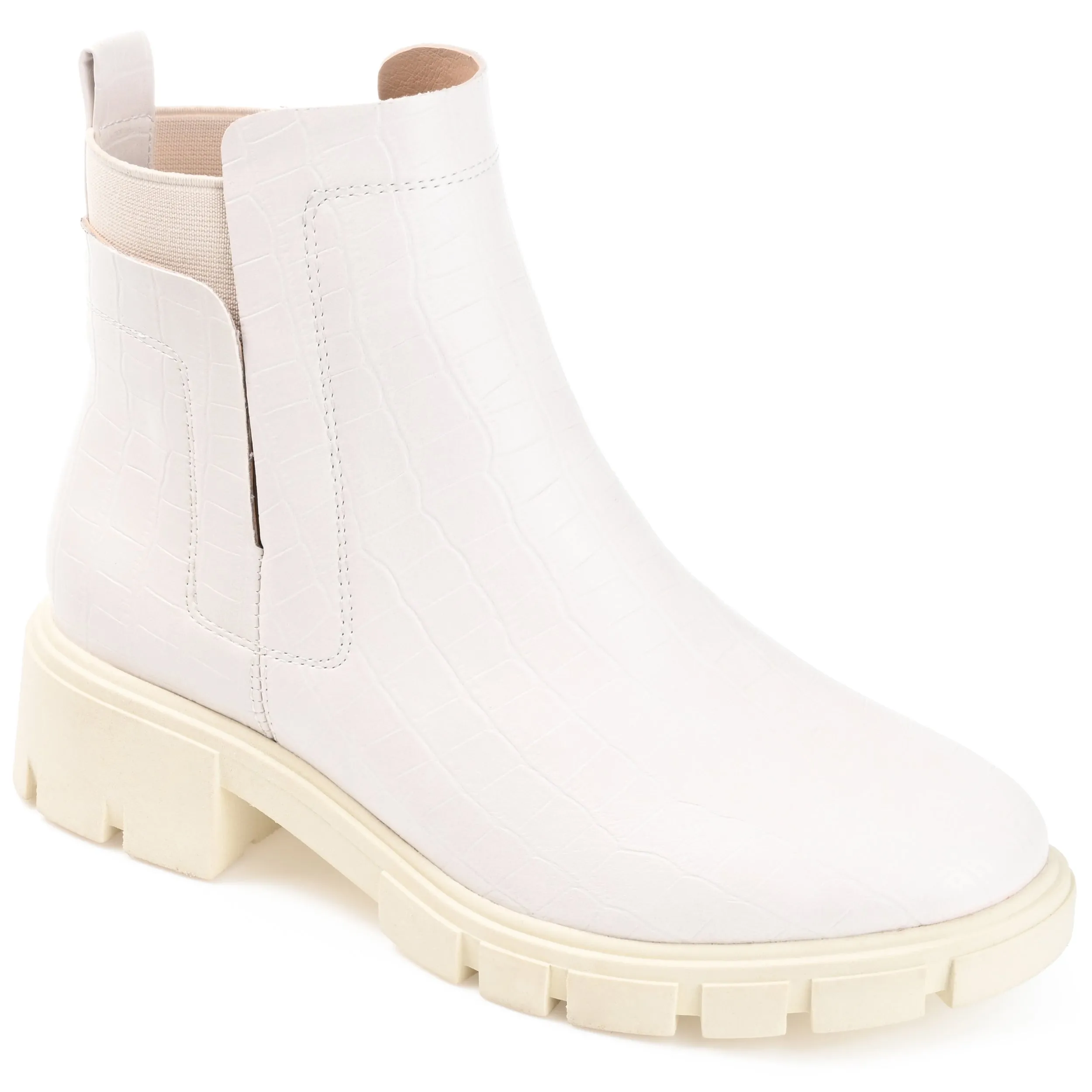 Insulated Functional Minimalist Functional Appeal Journee Collection Womens Jeeva Inside Zip Block Heel Booties