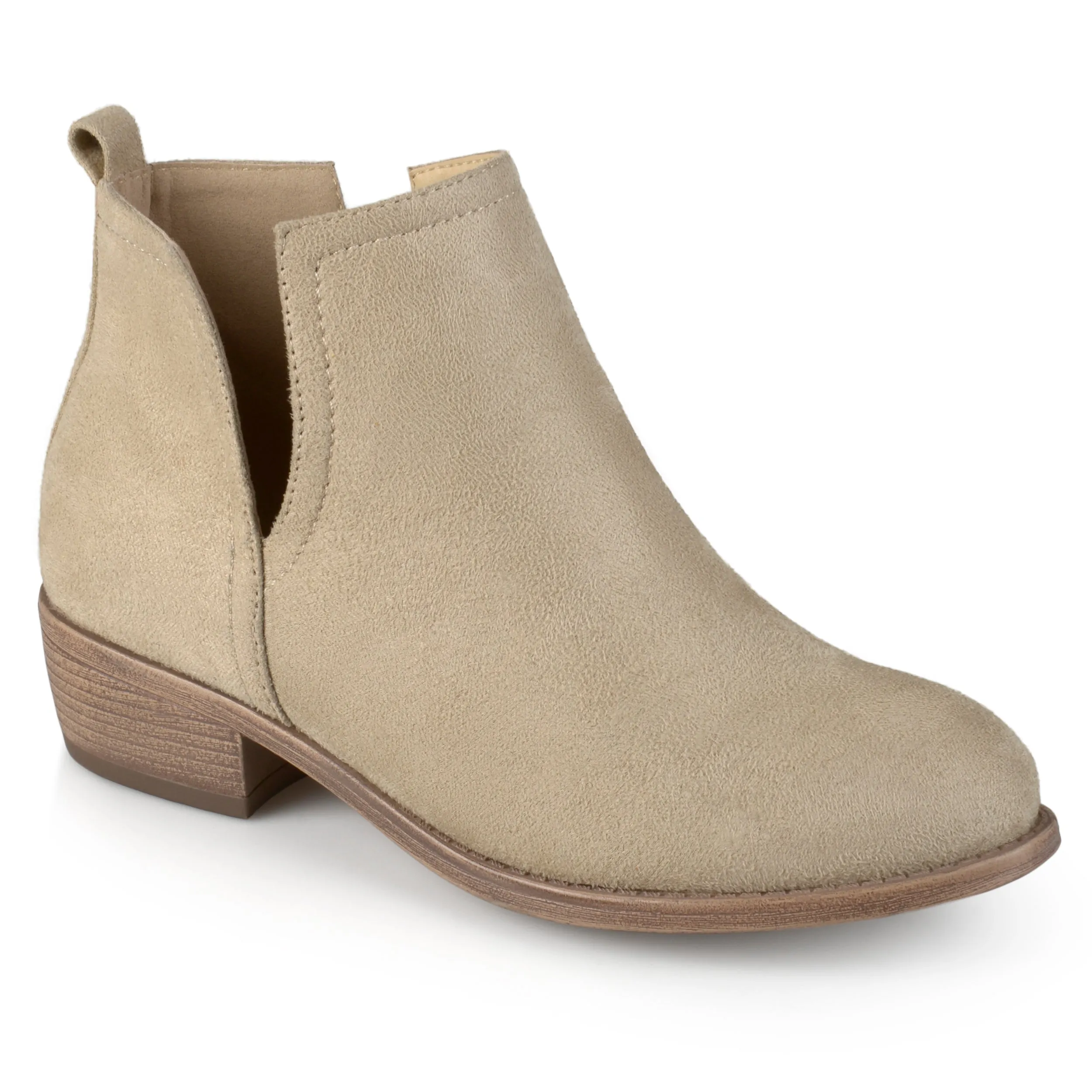 Dynamic Flex Zones Mountain Path Journee Womens Rimi Pull On Stacked Heel Booties