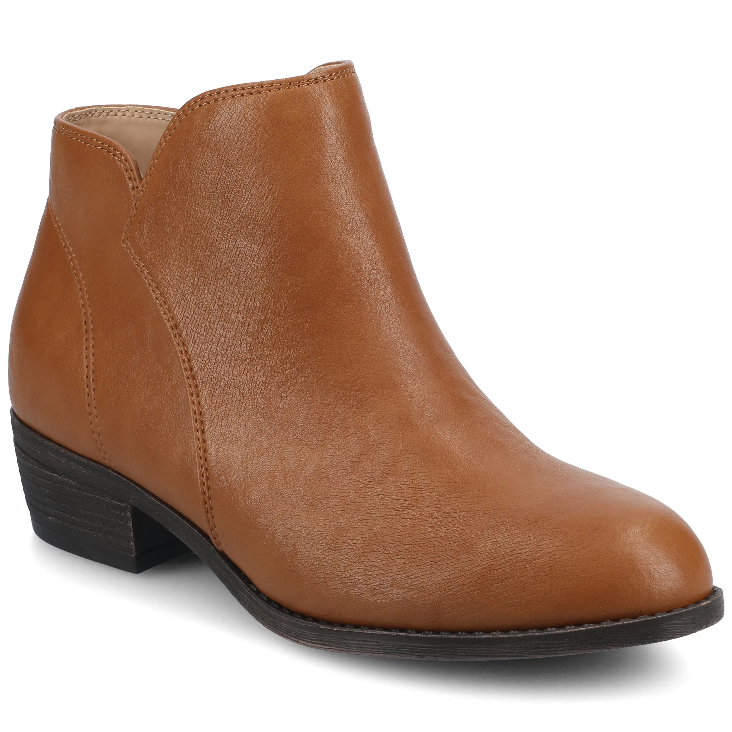 Journee Womens Solarah Pull-on Ankle Bootie Rodeo Event