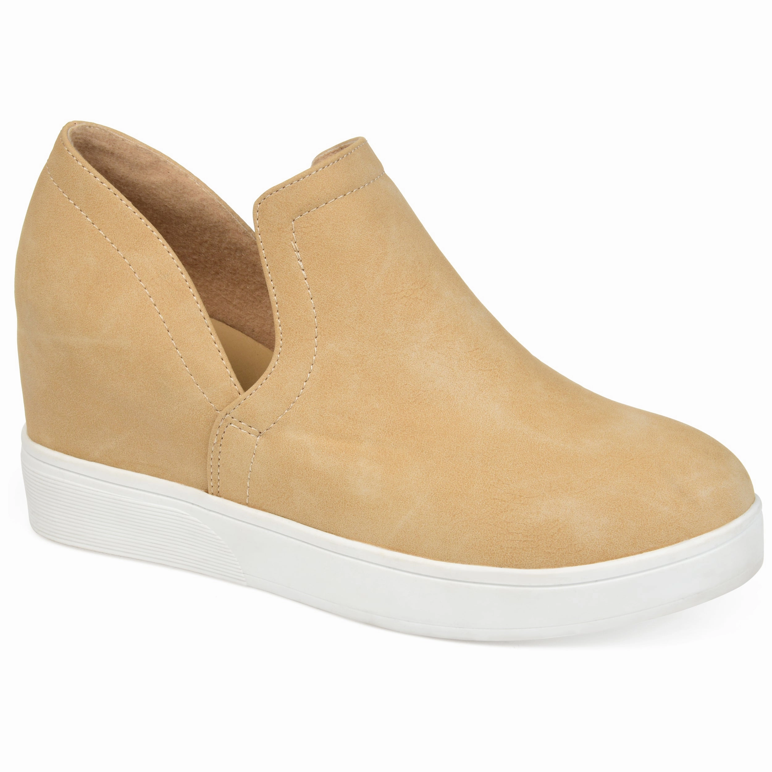 recycled - material running gear Journee Collection Women's Cardi Sneaker Wedge