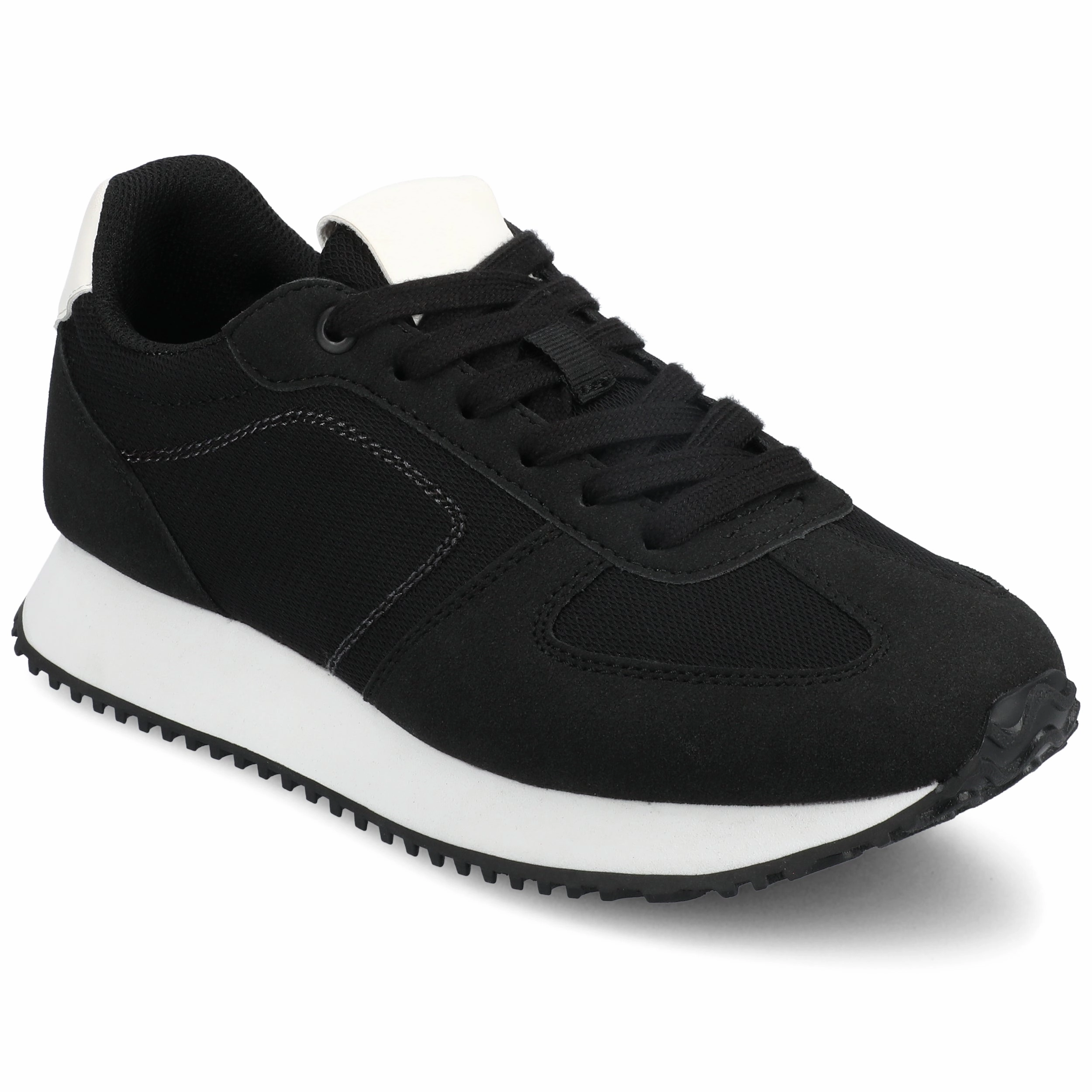 running in a bridge area shoes Journee Women's Flow Casual Sneakers