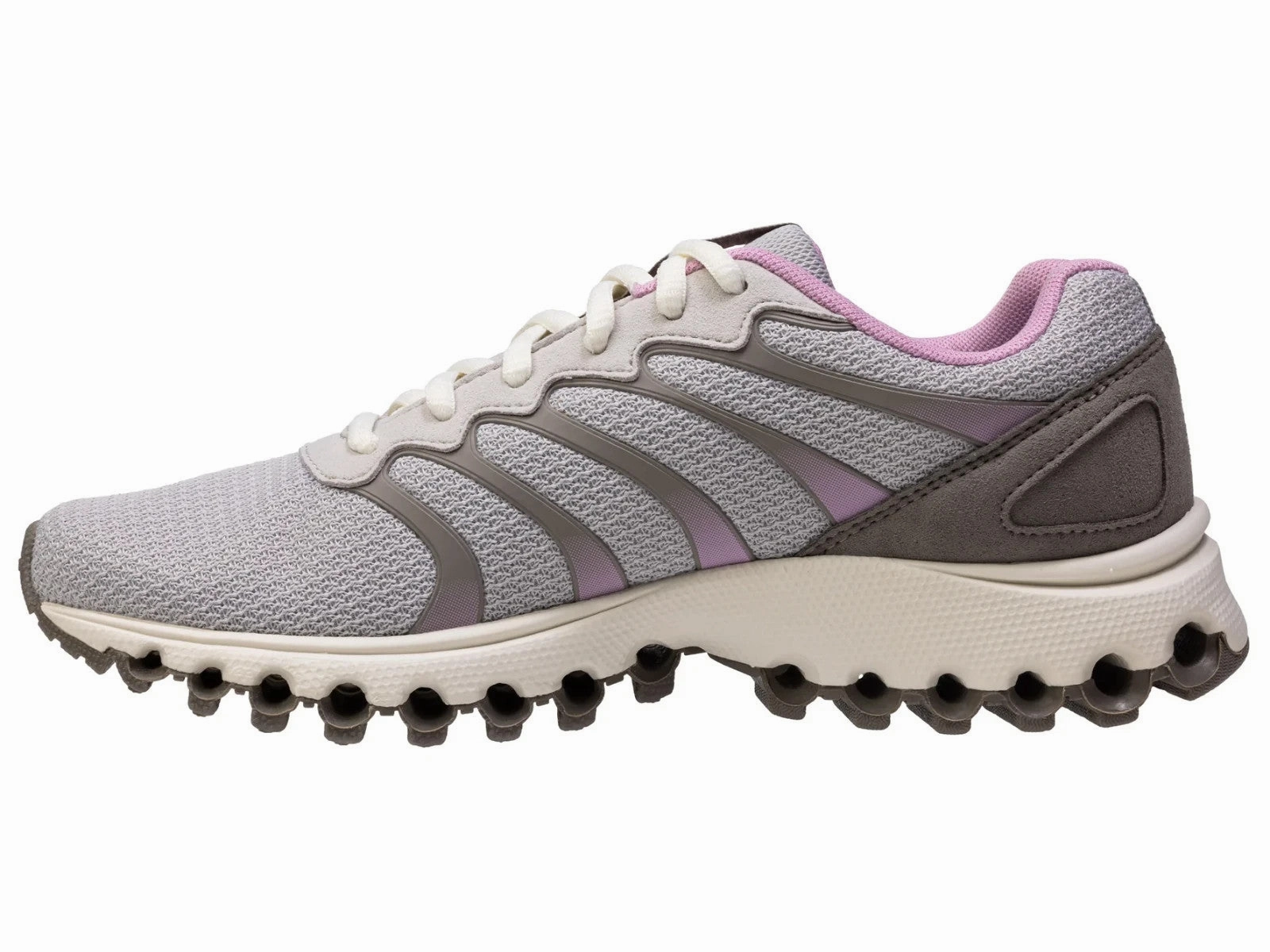 K-Swiss Tubes 200 97112-098-M Sneaker Women's Moon Gray Lase-UP Shoes DWA1191 track events Steady Pace