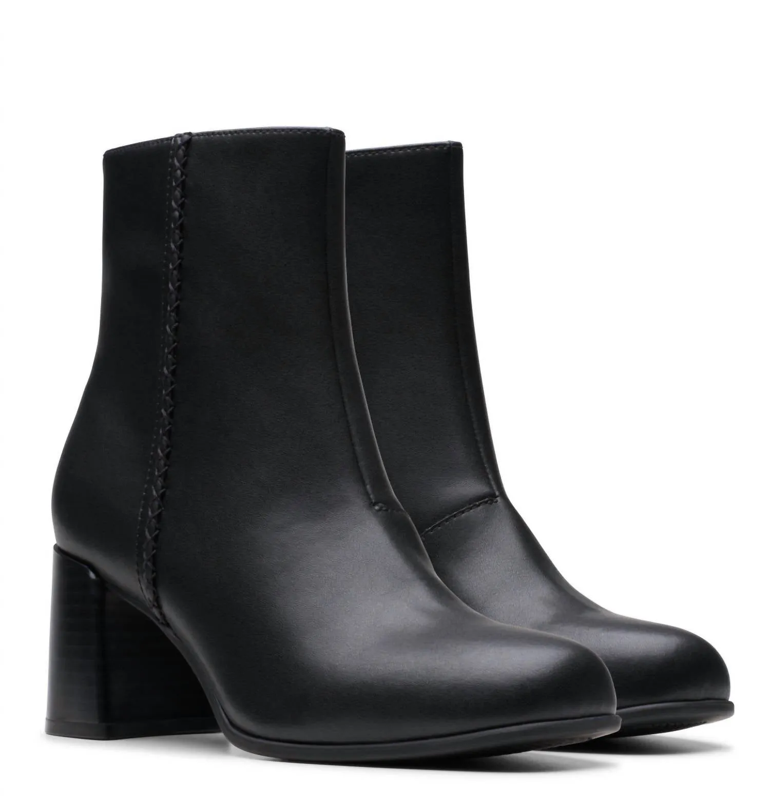 Keirsta Faye Boots In Black Open Toe Design