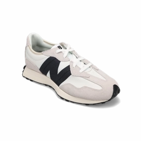 Kid's Grade School 327 Silver Birch/Black Pressure Mapped Outsole