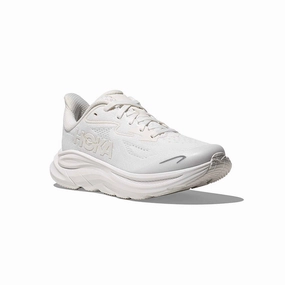 Kid's Grade School Clifton 10 White/White Long Distance Run Easy - entry