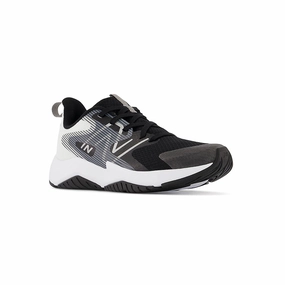 Kid's Grade School Rave Run V2 Black/White Hyperlock Heel