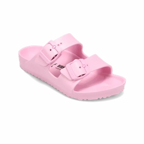 Kid's Preschool Arizona EVA Narrow Fondant Pink Grip Step Velcro Strap