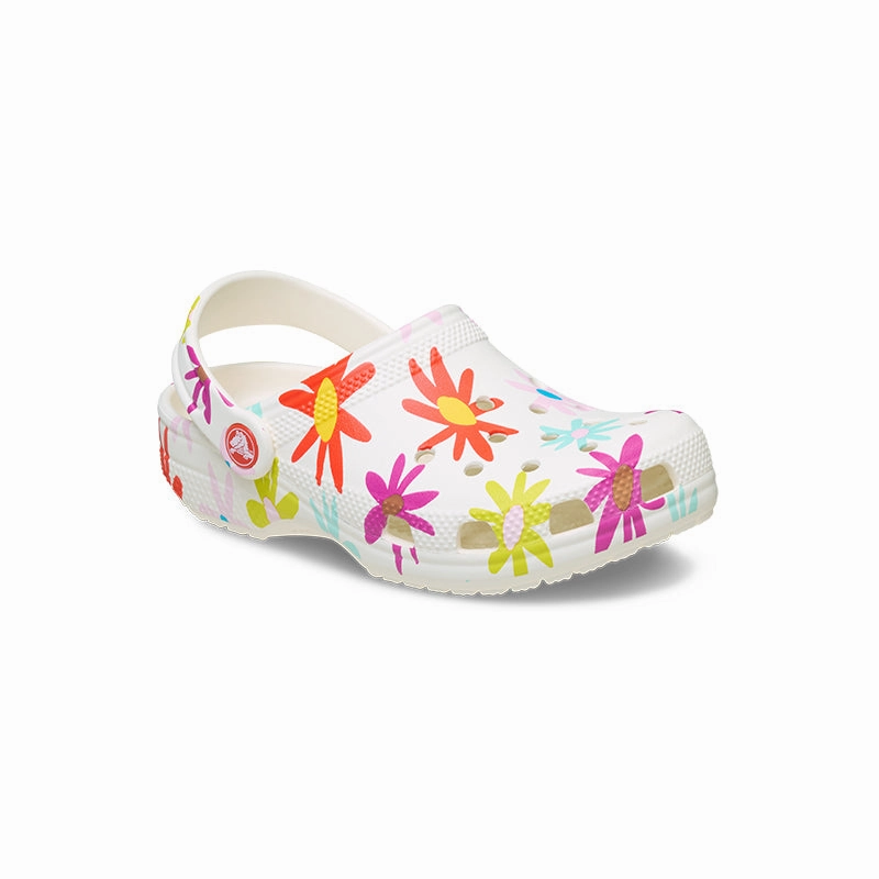 Kid's Preschool Classic Print Clog Crafted Daisy Anti   Slip Pattern Stable Structure
