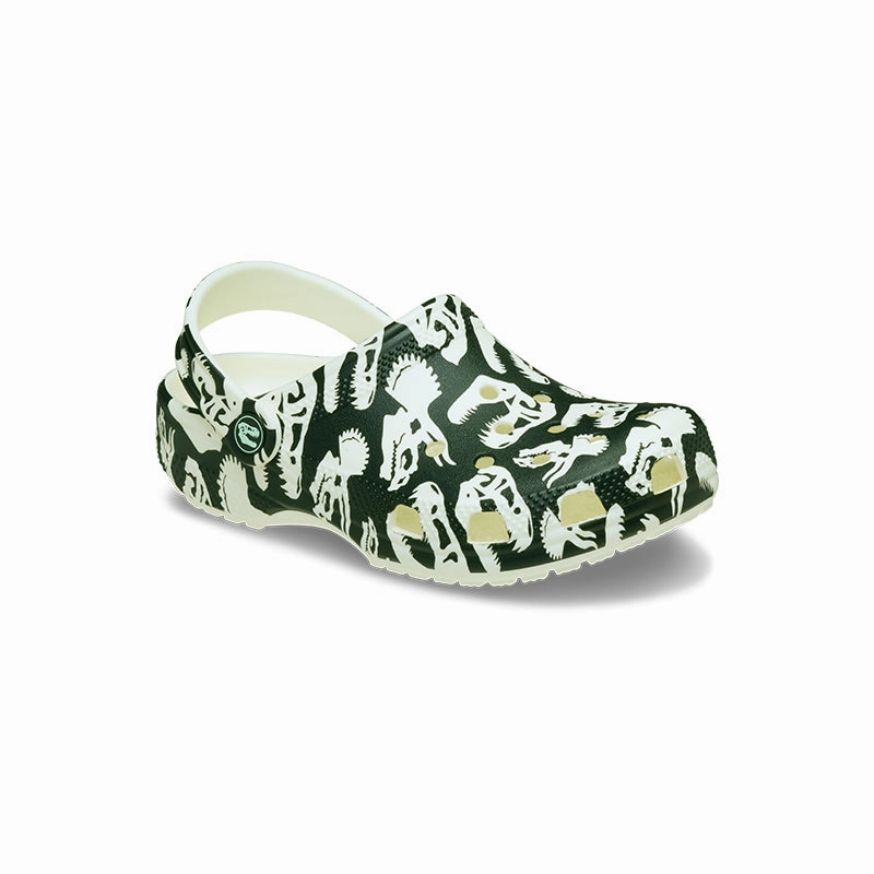 Kid's Toddler Classic Print Clog Glow Dino Smart Fit Non Toxic Materials