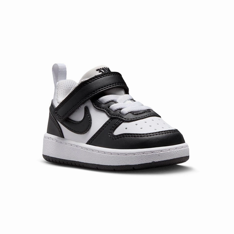 Kid's Toddler Court Borough Low Recraft White/Black Marathon Mode ToeProtection