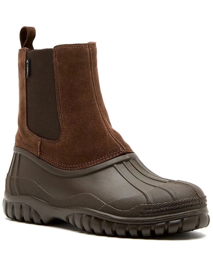 La Canadienne Powder Waterproof Suede Boot Mud Resistant All Day Wear Low Profile Snowy Path