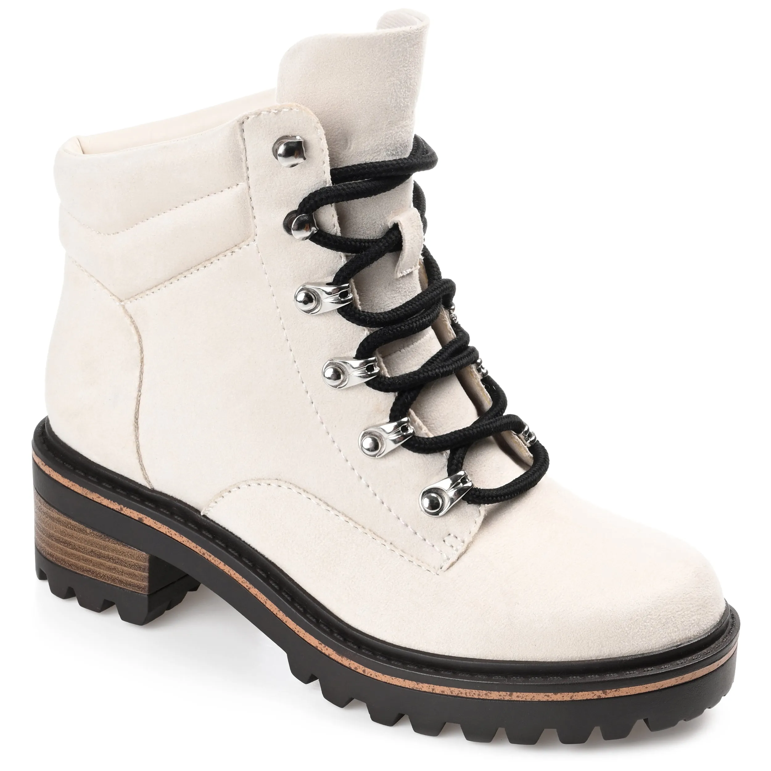 Journee Collection Women's Tru Comfort Foam Nyia Bootie High Traction All Day Wear Narrow Fit