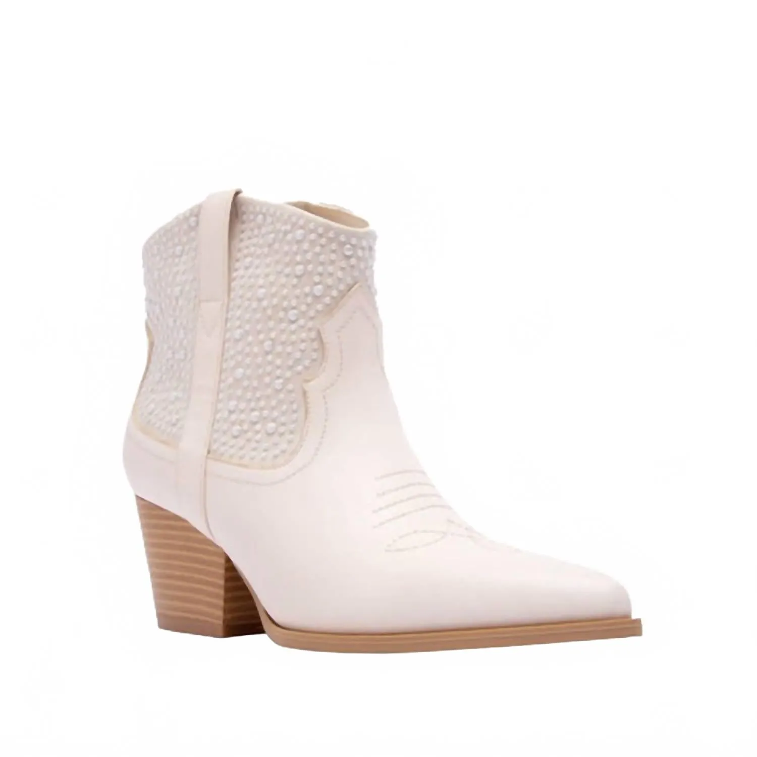 Women's Western Bootie In Stone Trail Comfort Effortless Look