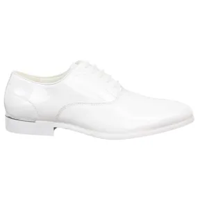 Laced Patent Faux Leather Smart Shoes Quiet Moment