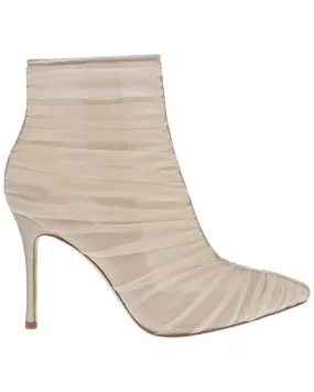 L??AGENCE Noemie Tulle & Satin Bootie Eco Material Rough Terrain Stylish Appeal