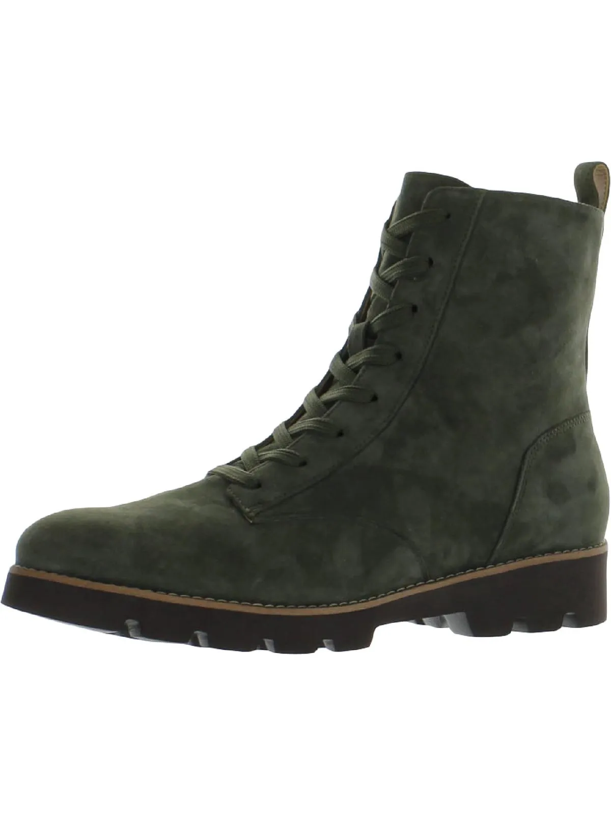 Lani Womens Padded Insole Lace-Up Ankle Boots Clean Lines Hiking Trail