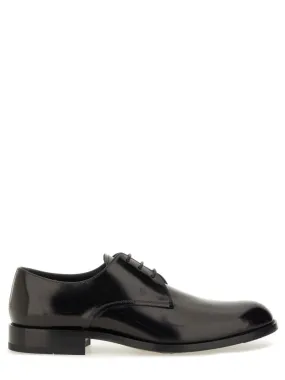 Leather Lace-Up Derby Shoe Travel Shade