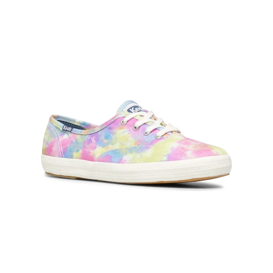 Comfort Outsole Keds - Women's Champion Tie Dye Shoes (WF65876)