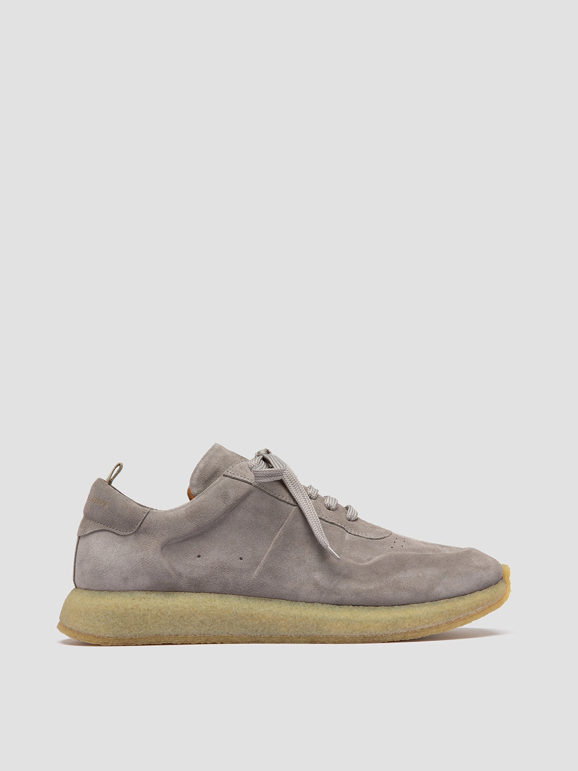 Light Fabric LEGEND 001 - Grey Suede Low Top Sneakers