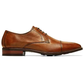 Lenox Hill Mens Leather Lace Up Cap Toe Oxfords Euro Cut