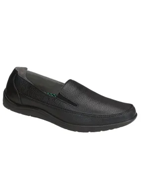 Relax Step Shoes Men's Weekender Slip On Loafer - Narrow In Black