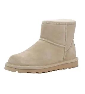 Women's Alyssa Ankle Boot In Camel Comfort Lining Windy Weather Good Grip
