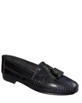 On The Go Shoes Men's Tassel Slip On Loafer In Black
