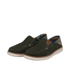 Men's Slip On Casual Shoe In Khaki Indoor Comfort Classic Appeal