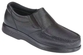 Men's Side Gore Slip On Loafer In Black Closure Easy Slip On