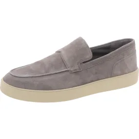 Toren Mens Leather Slip On Loafers Comfort Fit Relax Mode