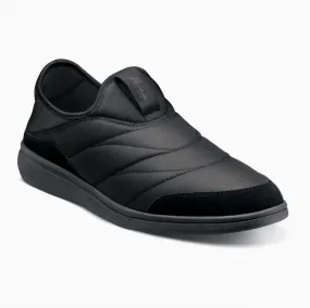 Ergonomic Shape Java Nylon Moc Toe Slip On In Black