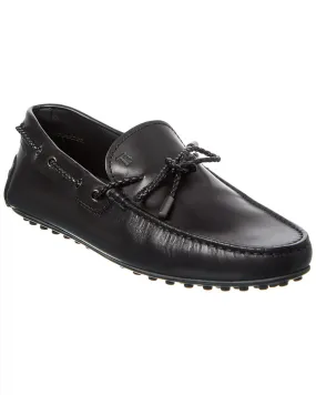 TOD??s Gommino Leather Loafer Elastic Slip On