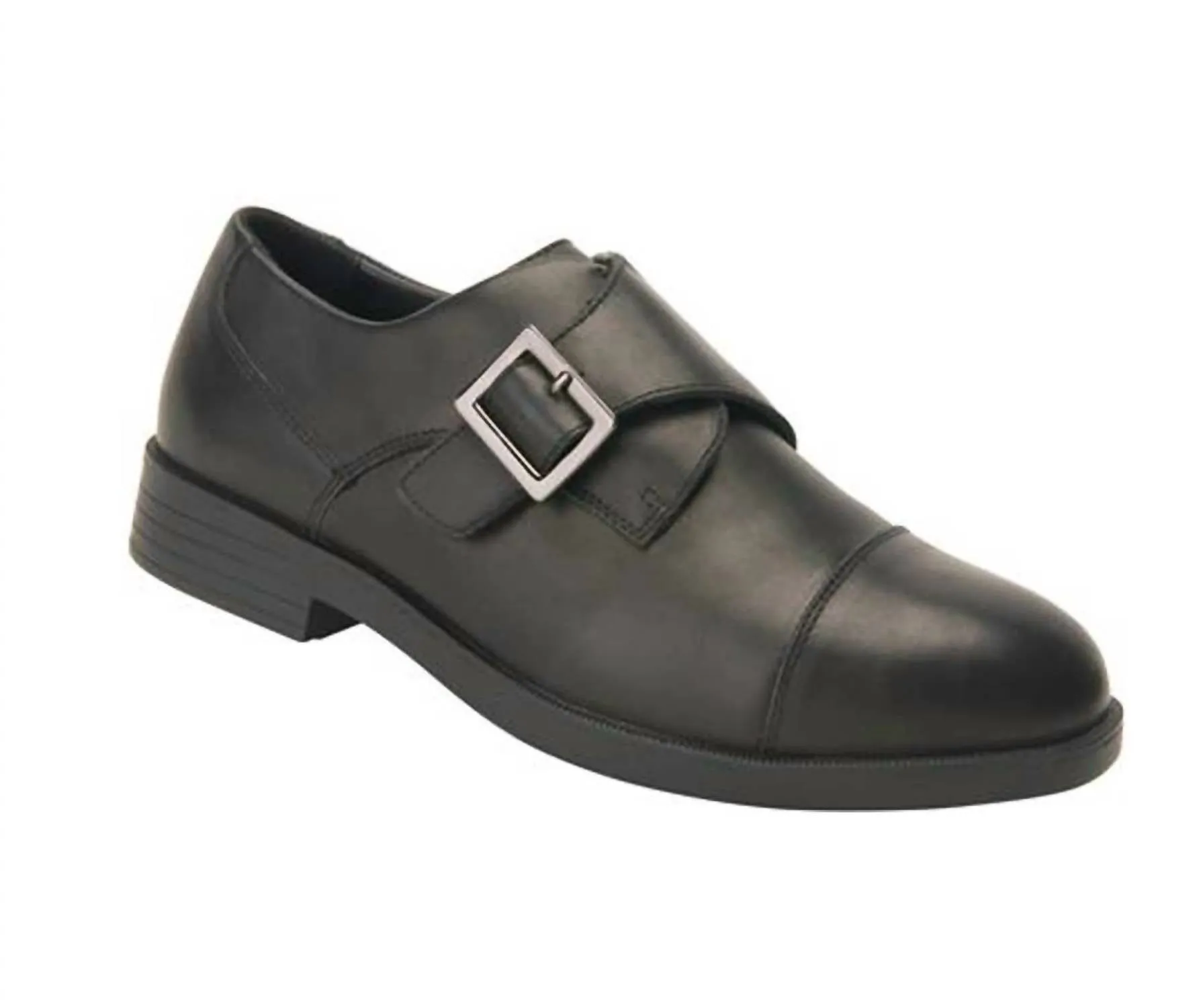 Men's Canton Casual Shoes In Black Calf Slip Ready Relaxed Slip