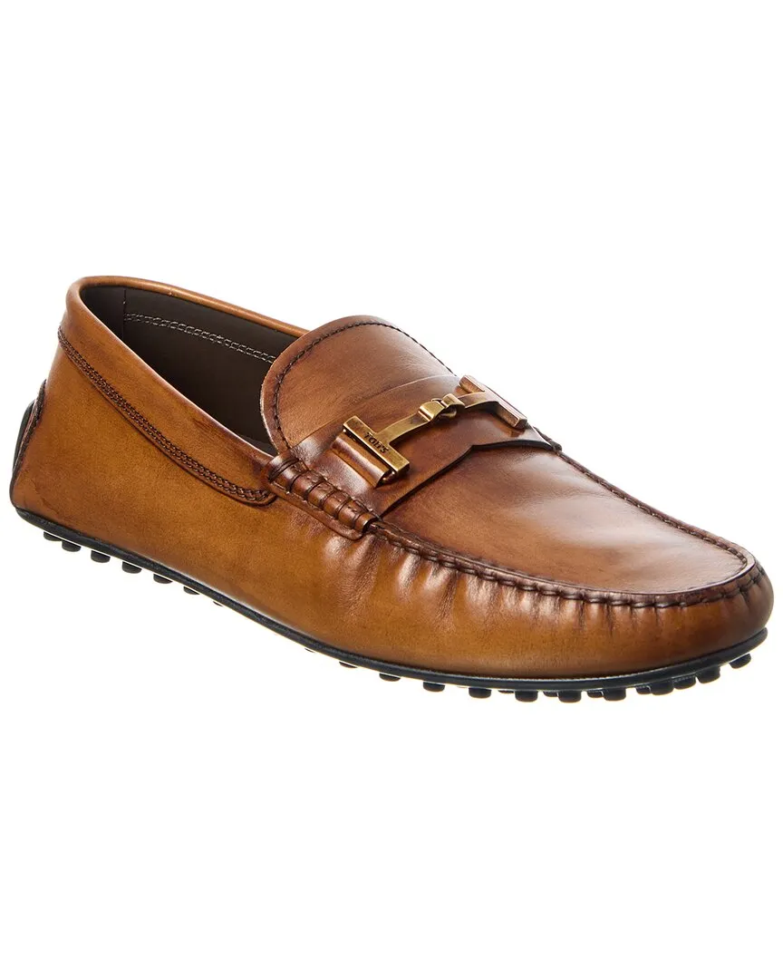 TOD??s T Timeless Leather Loafer Relaxed Fit Slip Urban Style