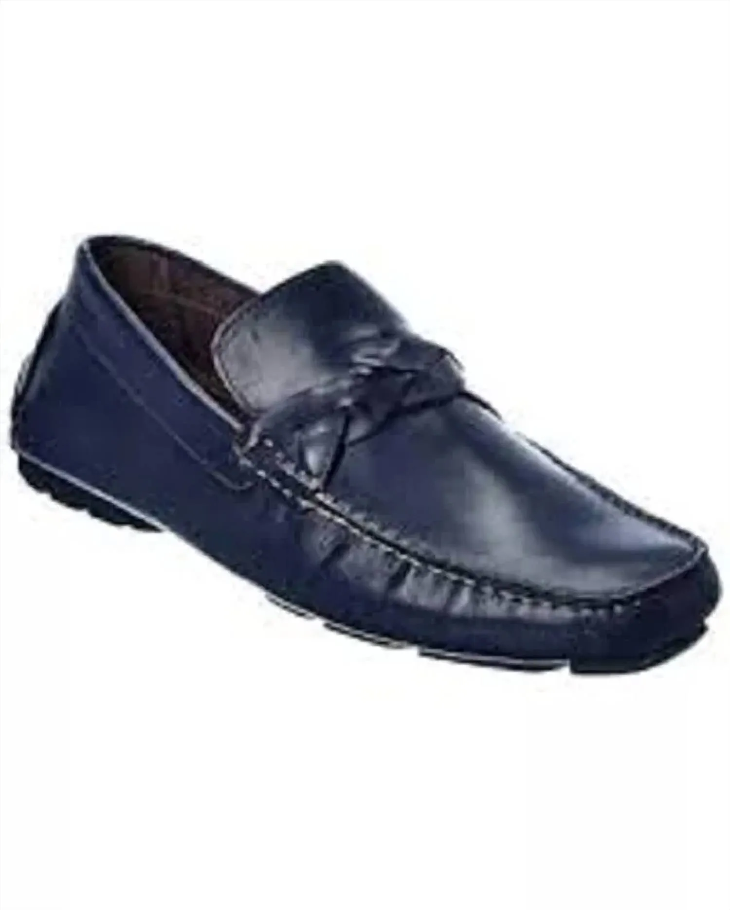 Comfortable walking shoes Men's Deacon Leather Driver In Indigo