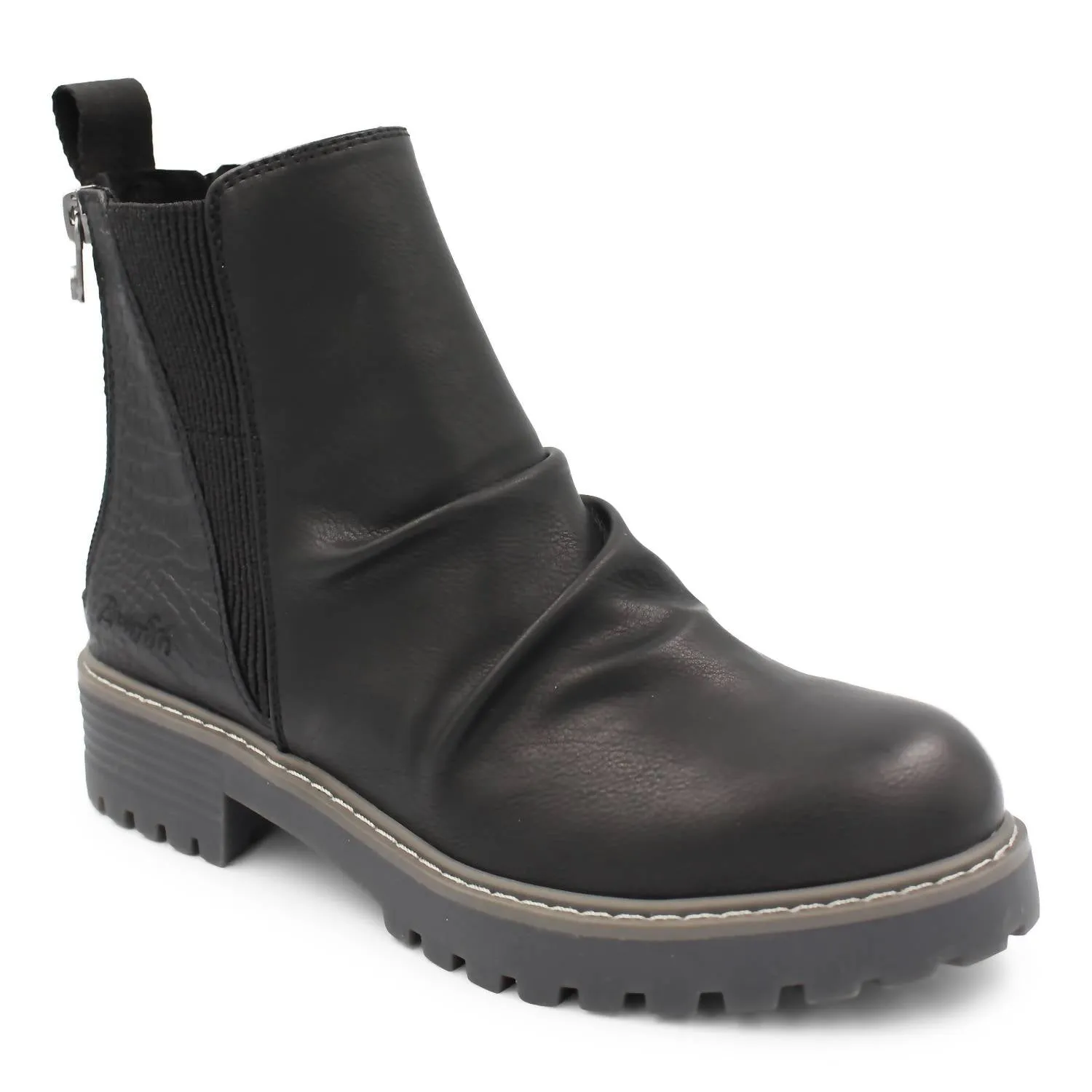River Boots In Black Heavy Terrain