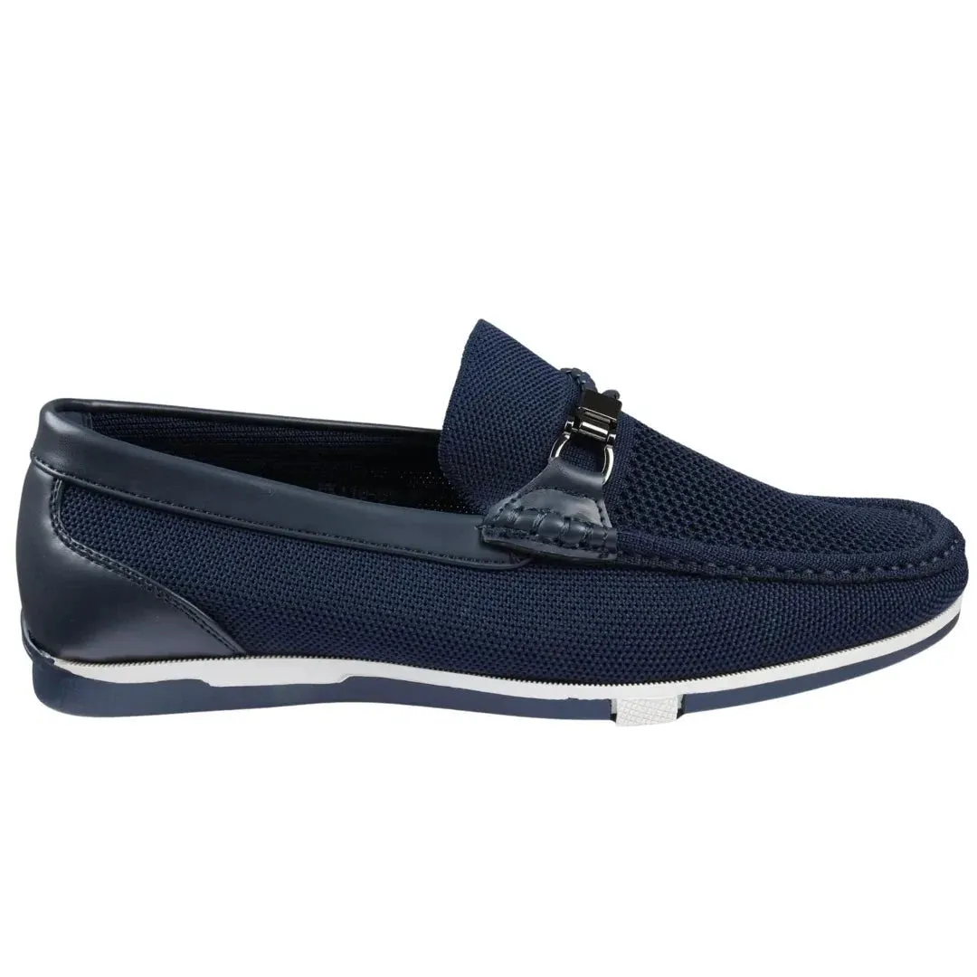 Neat Finish Icon Edge Lightweight Mesh Breathable Loafers Shoes