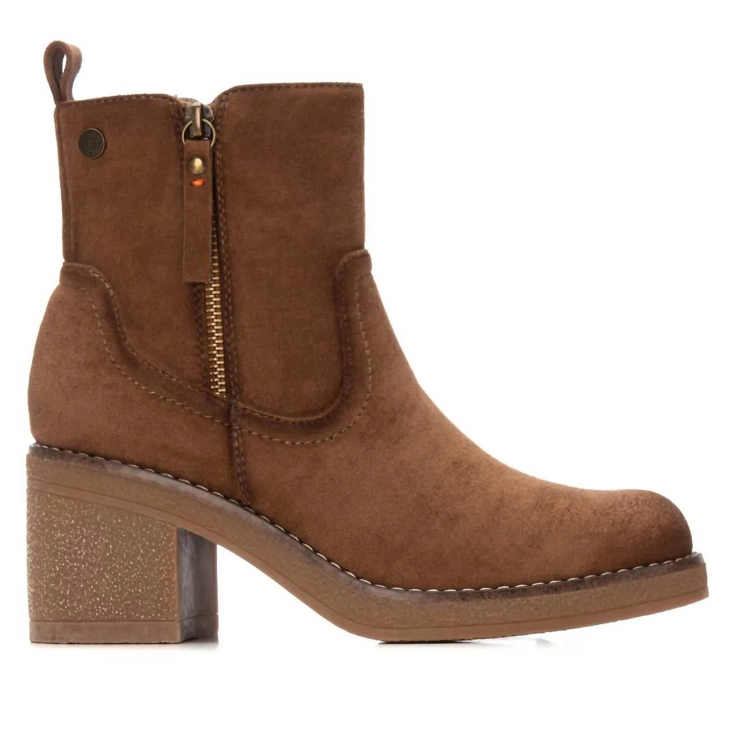 Women's Refresh 173038 Booties In Taupe Rugged Built City Walking