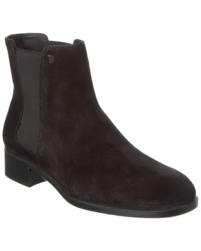 Traction Enhanced Base Muddy Path TOD??s Logo Suede Bootie