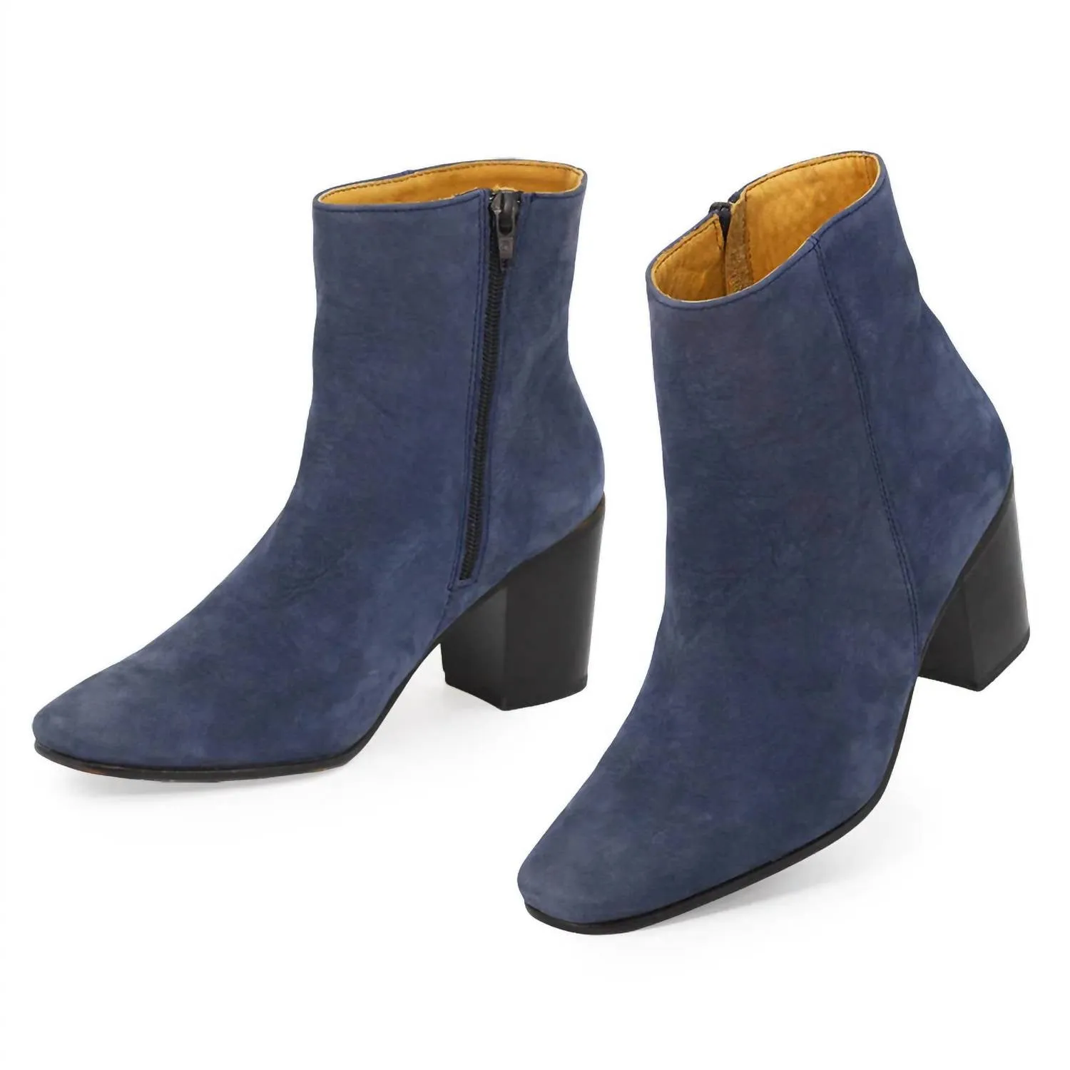 Lace-Up Style Drake Ankle Bootie In Blue