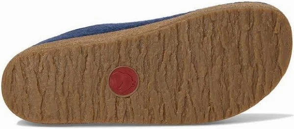 Instant Comfort Anti Bacterial Treatment Haflinger Women's Roots Wool Clog in Jeans