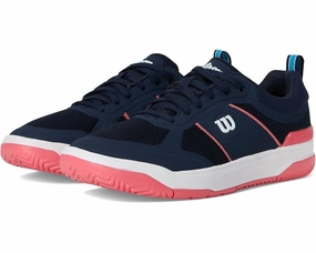 Wilson Pickle Pro WRS335990U Sneaker Women's  D Navy Blazer Shoes VER551 running on the beach