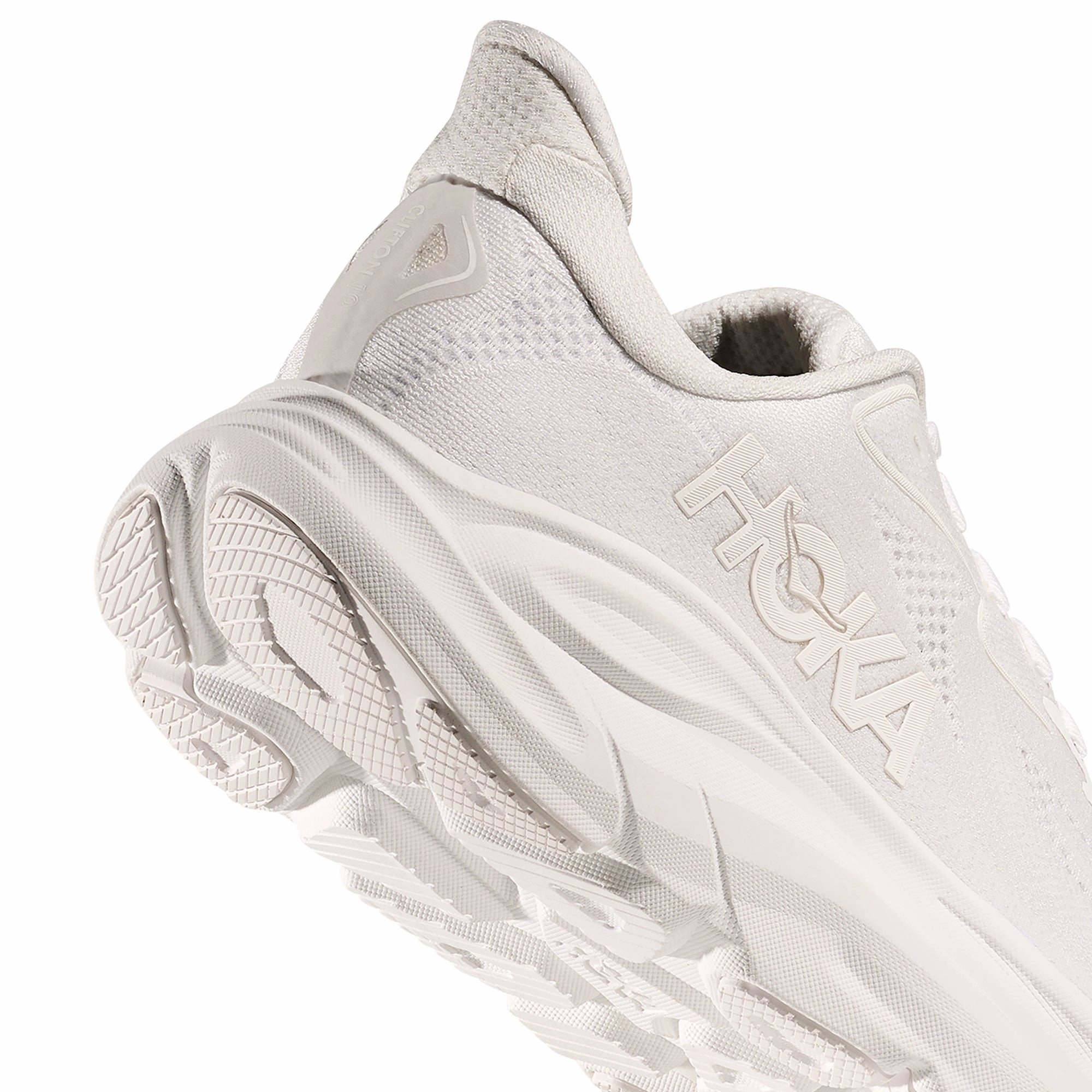 Hoka Womens Clifton 10 Shoes family - run Ergonomic Lace Loops