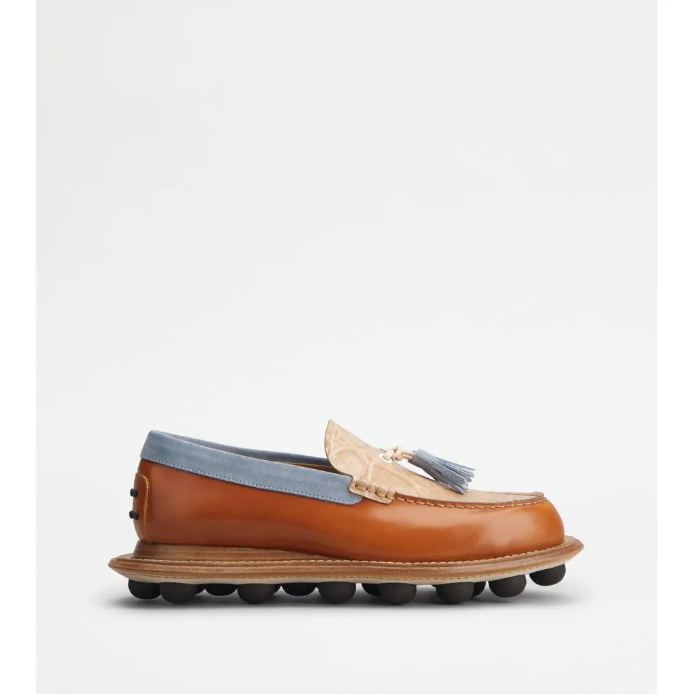 Quick Flex Shoes Air Flow Loafers in Leather