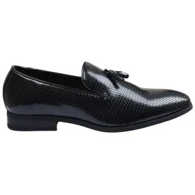 Loafers Slip On Leather Lined Tassel Pattern Formal Shoe Instant Comfort Walk Modern Slip On