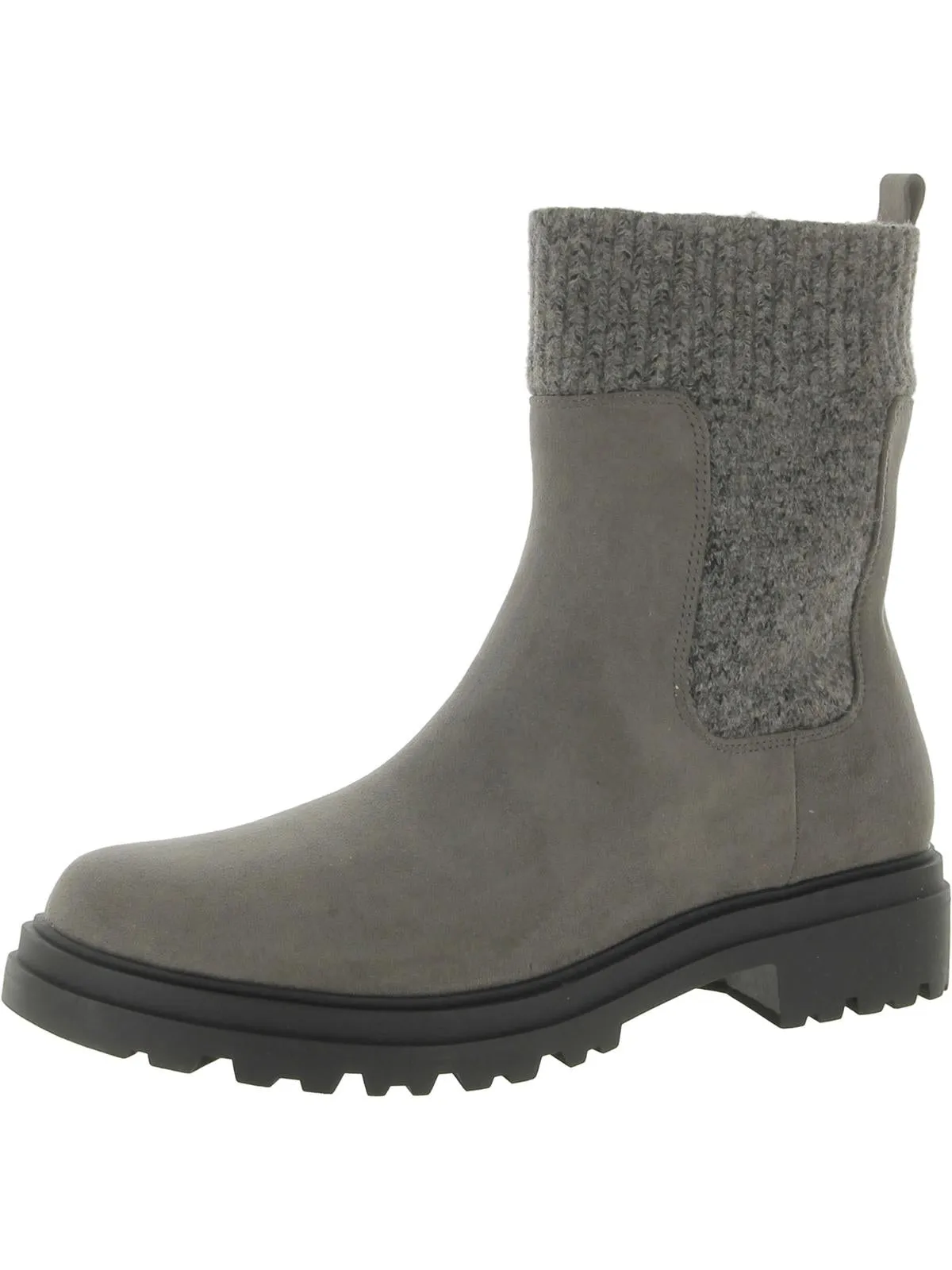 Gable Womens Suede Round Toe Booties Fashion Forward