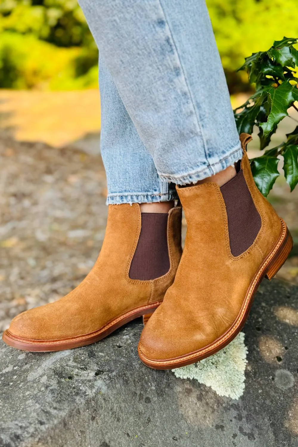 Women's Pamella Boot In Havanna Brown Moisture Wicking Sockliner orthopedic