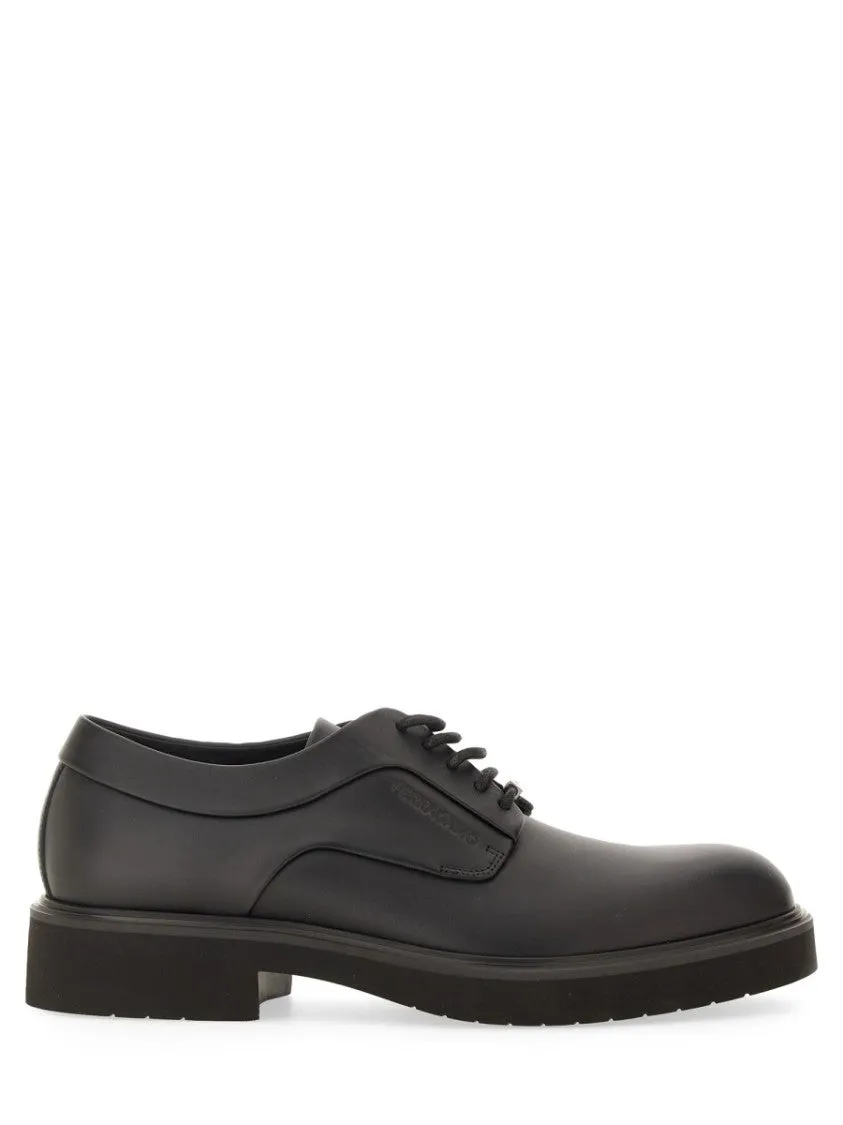 Derby Shoes With Ornamental Detailing Clean Lines Relaxed Option