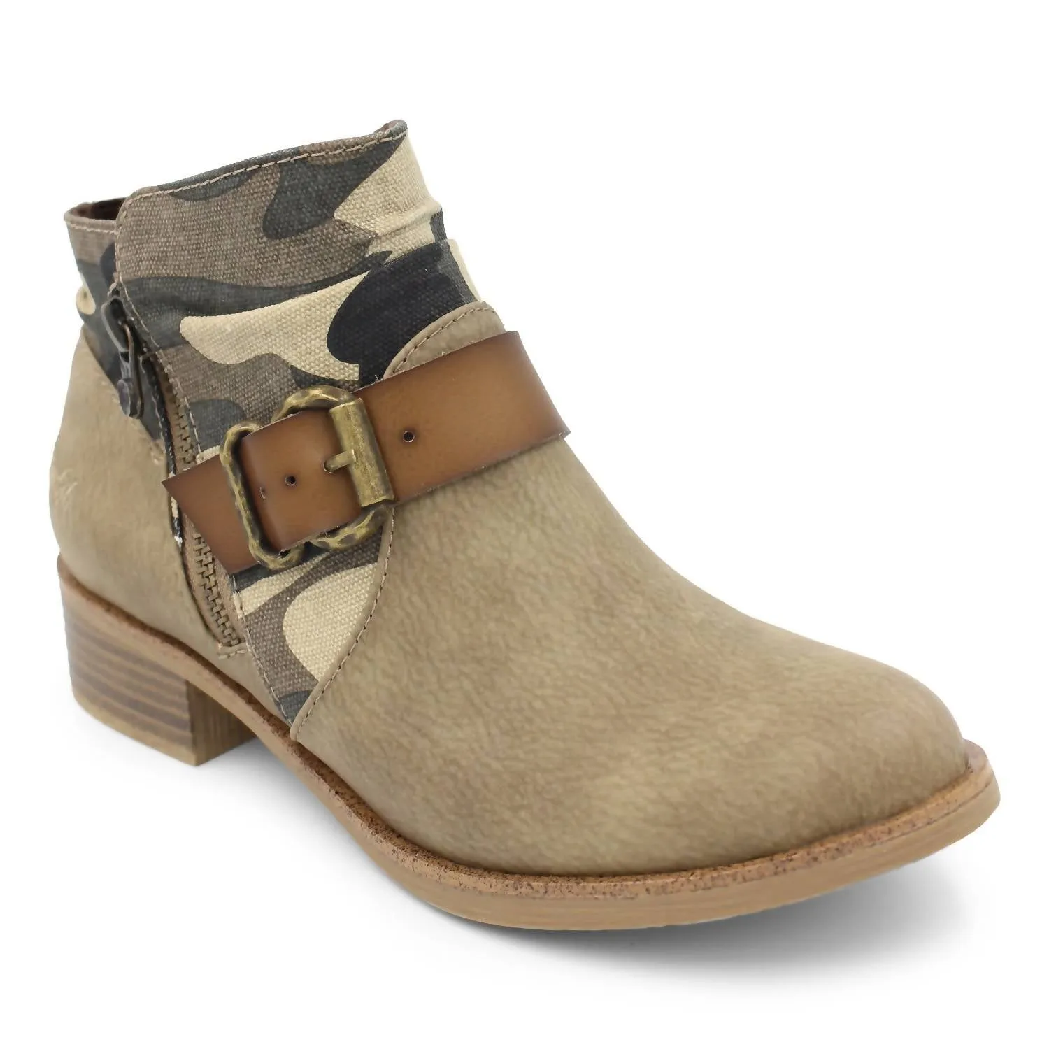 Adjustable Straps Easy Wear Women's Viten Ankle Boot In Taupe Saddlerock